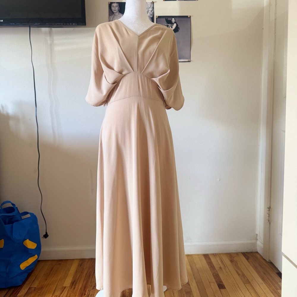Amazon Asymmetrical Cream Women's Dress